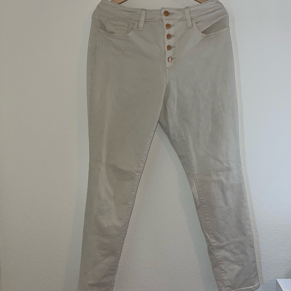 Size 12 High Waisted Khaki Jeans